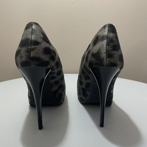 Carlos Platonic Animal Print Platform Stiletto Heels Size 6 - Picture 6 of 12